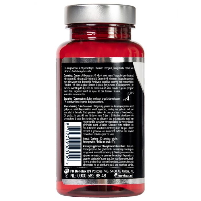 Lucovitaal L-Theanine Omega 3 90 Capsules