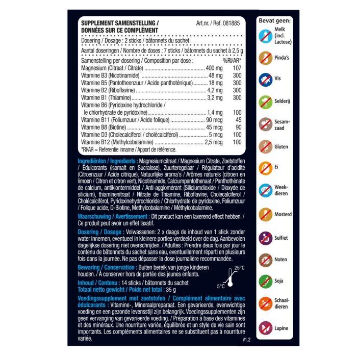 Lucovitaal Magnesium 400 Mg 2Go 14 Sticks