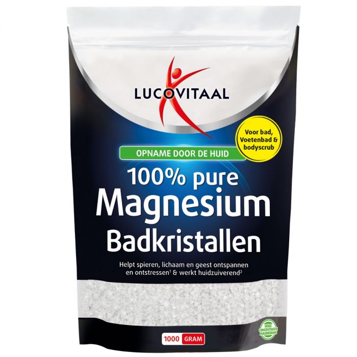 lucovitaal Magnesium Badkristallen 1000 gram