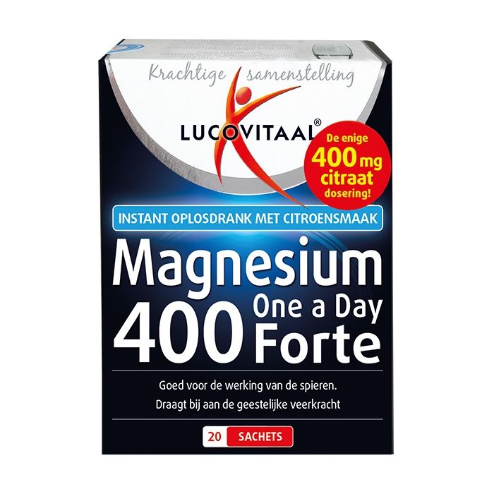 lucovitaal Magnesium Citraat Poeder 400 mg sachets