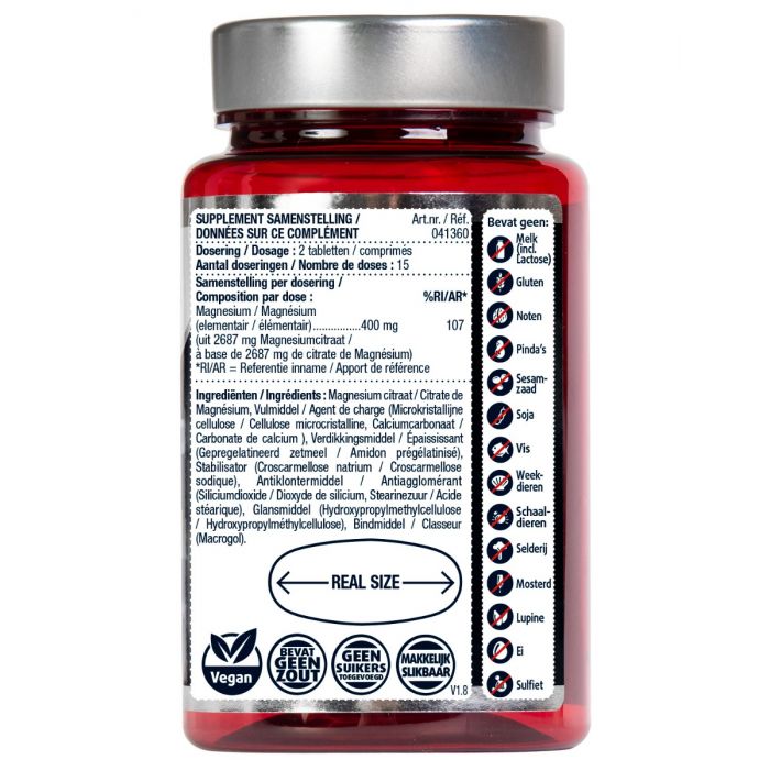 Lucovitaal Magnesium Citraat Tabletten 400 Mg