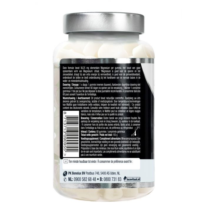 Lucovitaal Magnesium Gummies Suikervrij