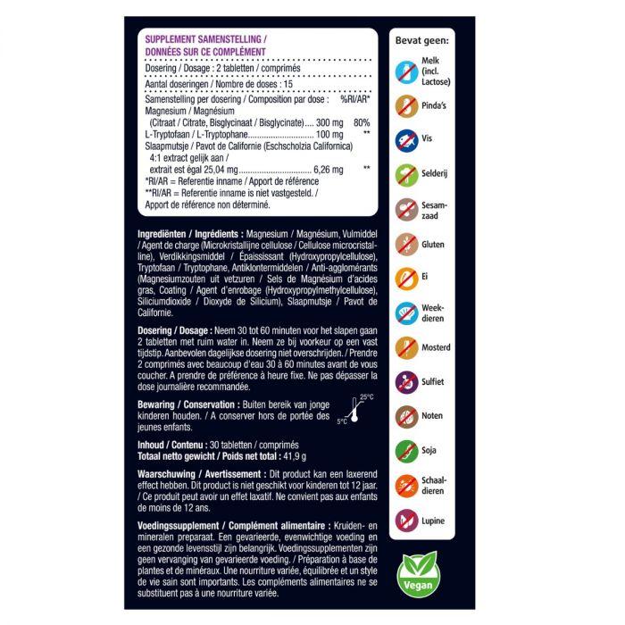 Lucovitaal Magnesium Nacht 30 Tabletten