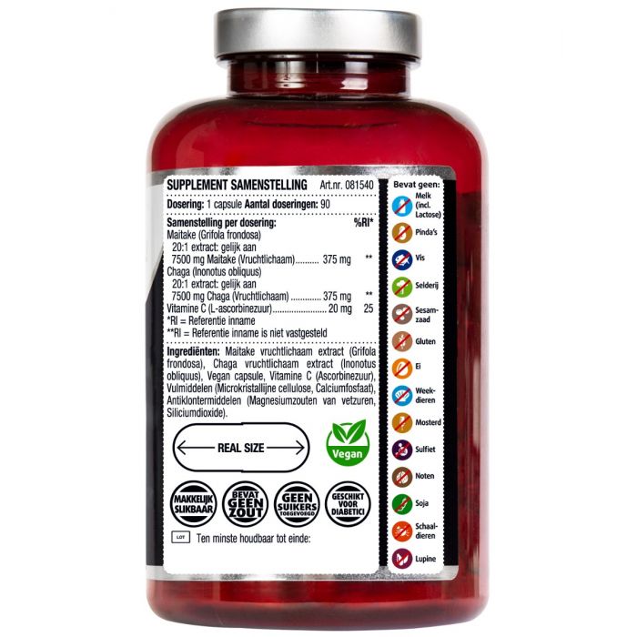 Lucovitaal Maitake & Chaga 90 Capsules