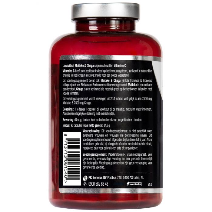 Lucovitaal Maitake & Chaga 90 Capsules