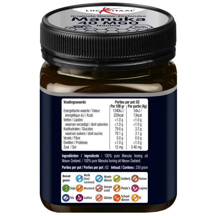 Lucovitaal Manuka Honing 40 MGO