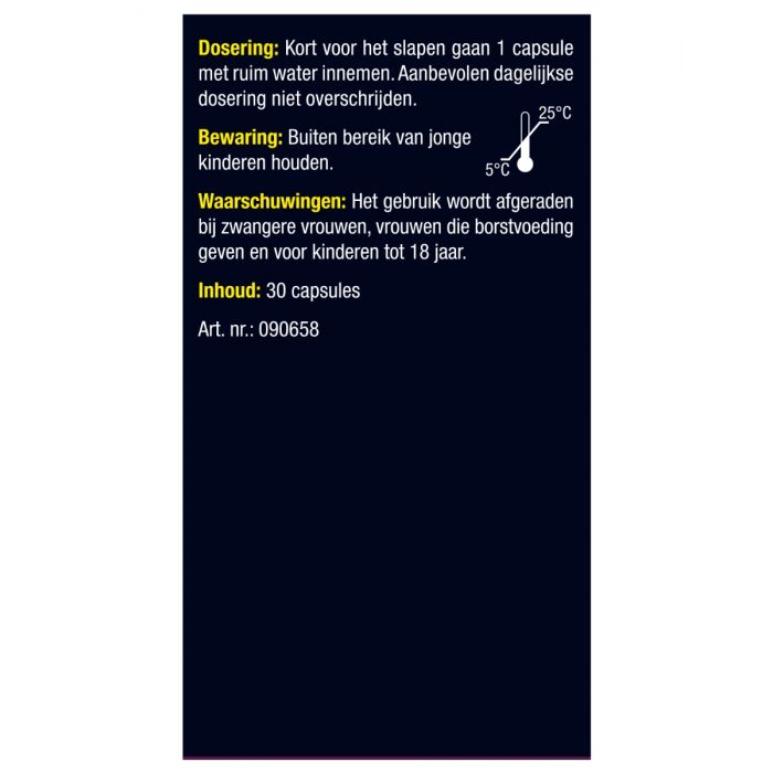 Lucovitaal Melatonine CBD 5 Mg 30 Capsules