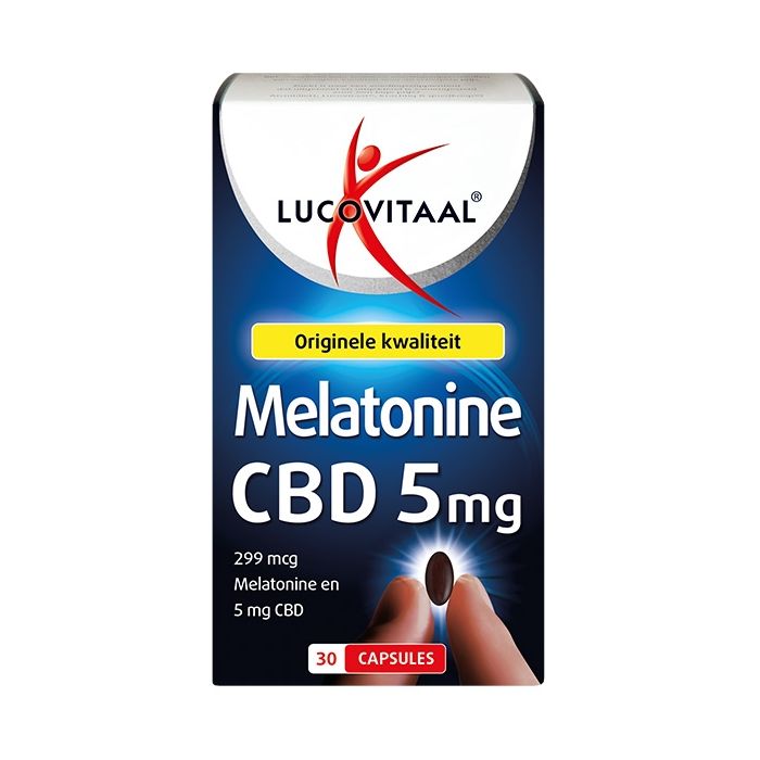 lucovitaal Melatonine CBD 5 mg 30 capsules
