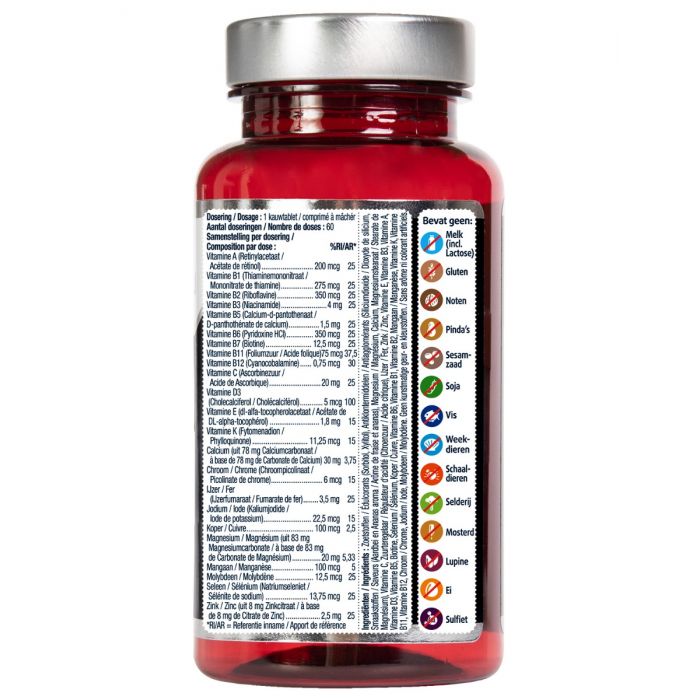 Lucovitaal Multi+ Compleet Kids 60 Kauwtabletten