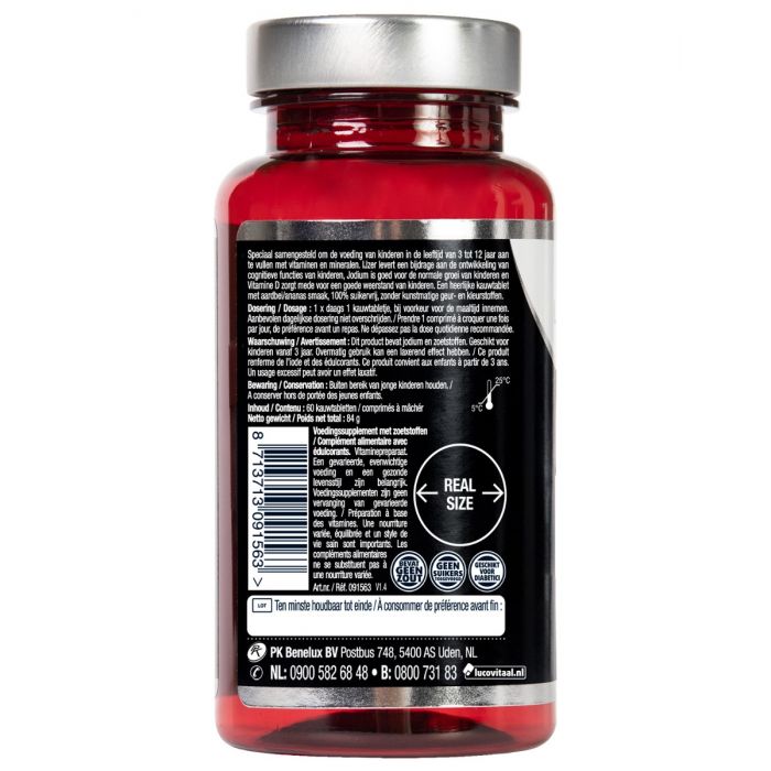 Lucovitaal Multi+ Compleet Kids 60 Kauwtabletten