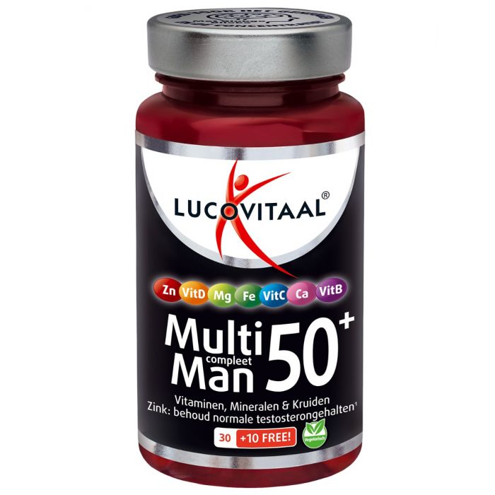 lucovitaal Multi Man Compleet 50+ met Ginkgo Biloba