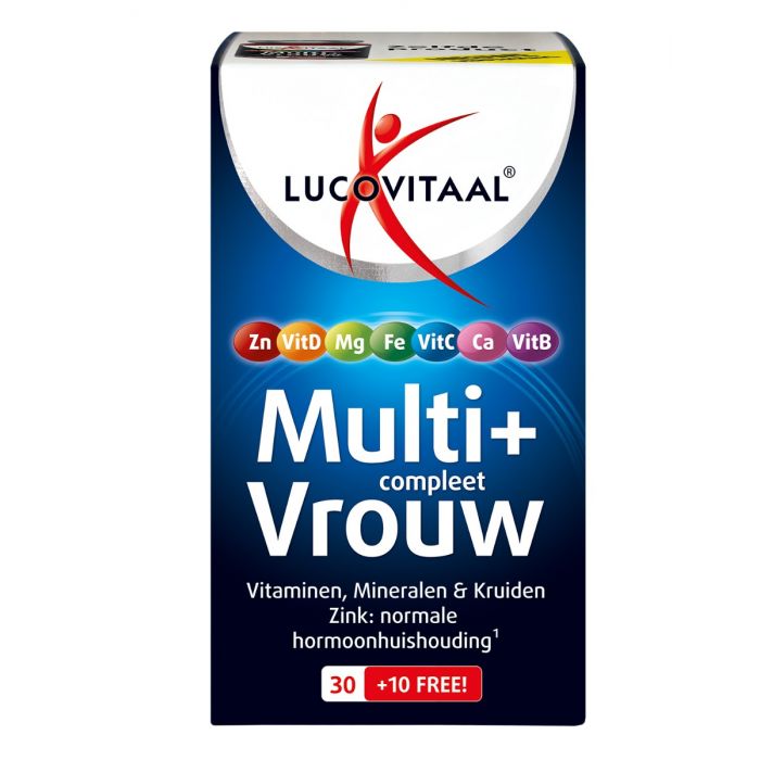lucovitaal Multivitamine Vrouw 40 tabletten