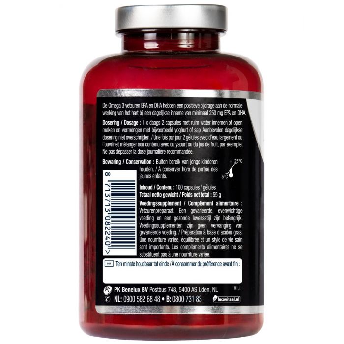 Lucovitaal Omega 3-6-9 Vetzuren 100 Capsules