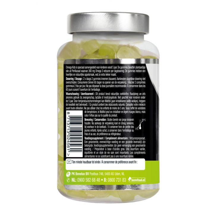 Lucovitaal Omega 3 Kids Gummies Suikervrij