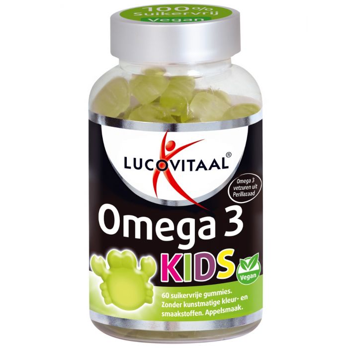 lucovitaal Omega 3 Kids Gummies Suikervrij