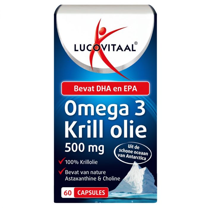 lucovitaal Omega 3 Krill olie 500 mg
