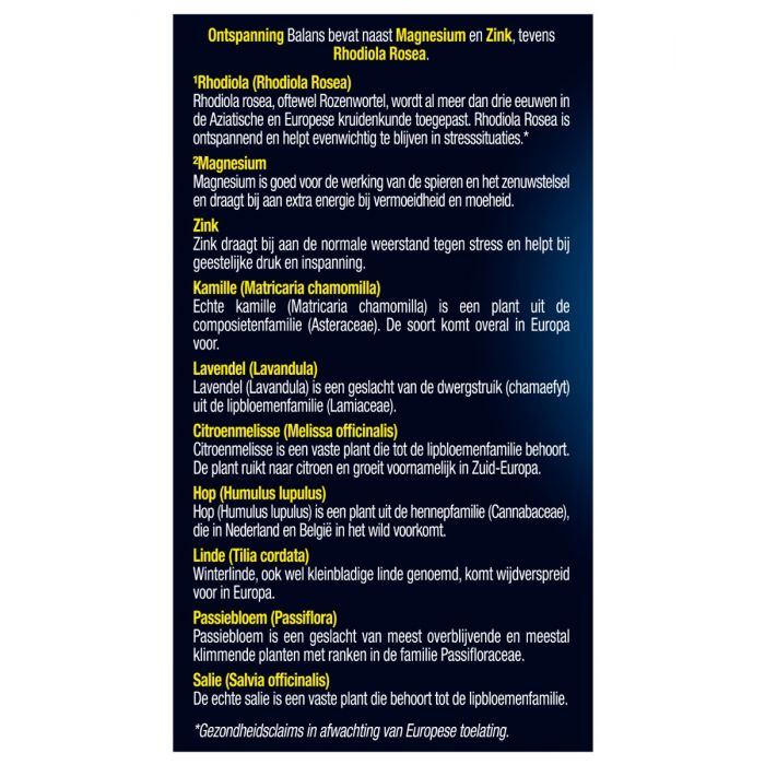 Lucovitaal Ontspanning Balans 30 Capsules