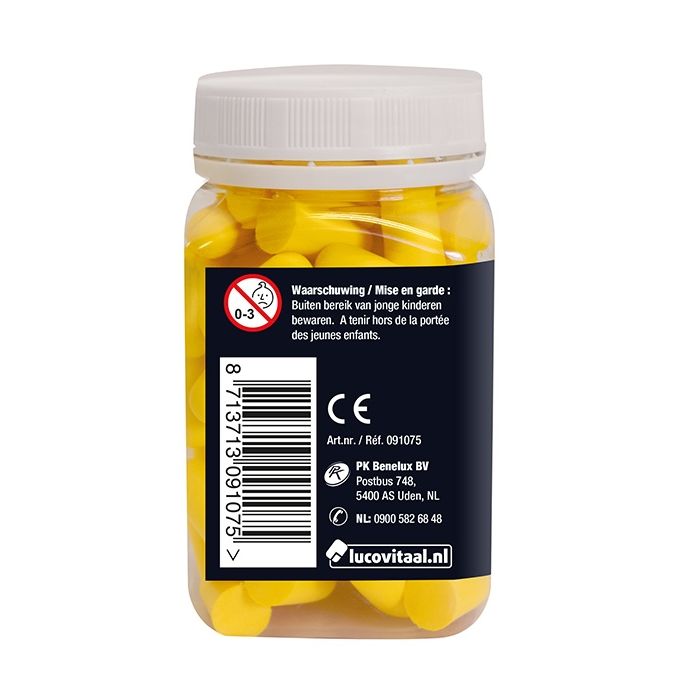 Lucovitaal Oordoppen Schuim (Geel) 50 Paar