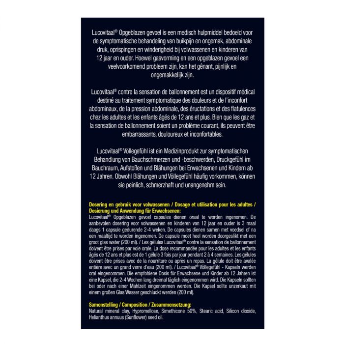 Lucovitaal Opgeblazen Gevoel Capsules