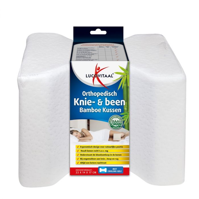 lucovitaal Orthopedisch Knie- & Been Bamboe Kussen