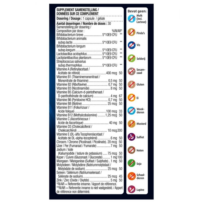 Lucovitaal Probiotica Vitaminen & Mineralen Complex