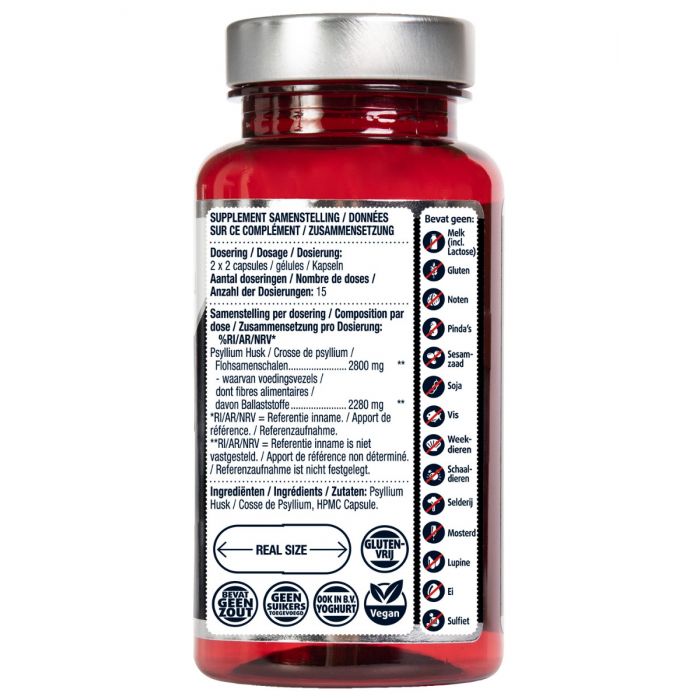 Lucovitaal Psyllium Husk Vezels 60 Capsules