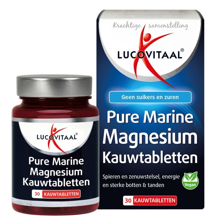 Lucovitaal Pure Marine Magnesium 30 Kauwtabletten