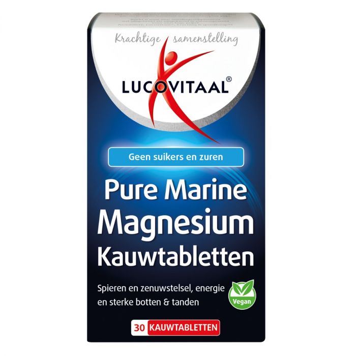 lucovitaal Pure Marine Magnesium 30 kauwtabletten