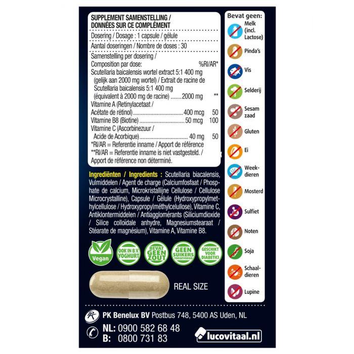 Lucovitaal Scutellaria 2000 Mg
