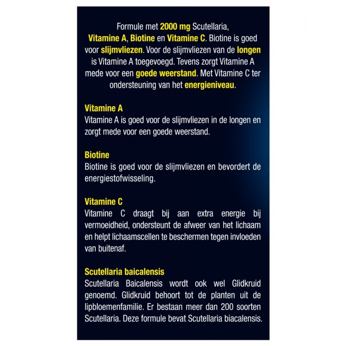 Lucovitaal Scutellaria 2000 Mg