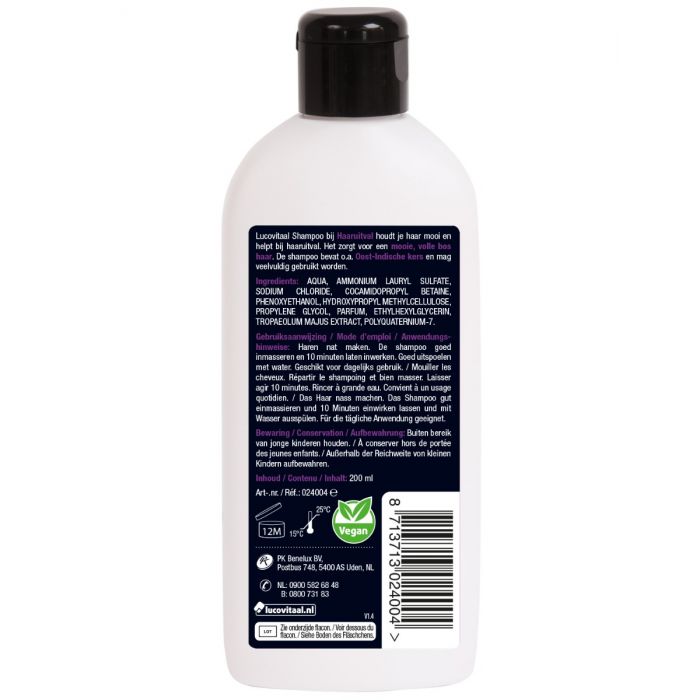 Lucovitaal Shampoo Bij Haaruitval 200 Ml