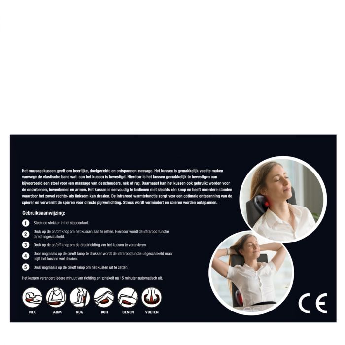 Lucovitaal Shiatsu Massage Kussen