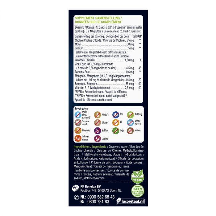 Lucovitaal Silicium Druppels 30 Ml