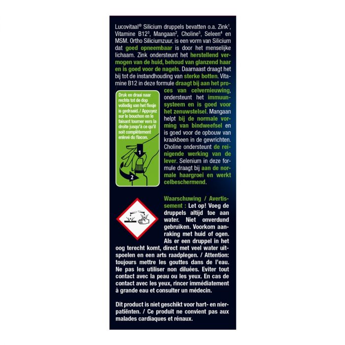 Lucovitaal Silicium Druppels 30 Ml