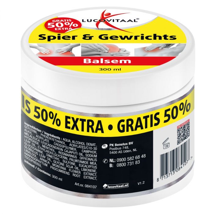 Lucovitaal Spier & Gewrichtsbalsem 50% Extra
