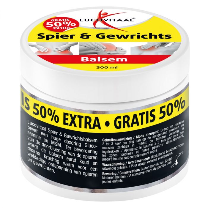 Lucovitaal Spier & Gewrichtsbalsem 50% Extra