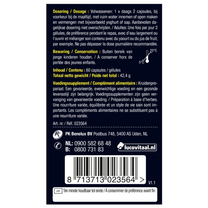 Lucovitaal Spijsvertering 60 Capsules