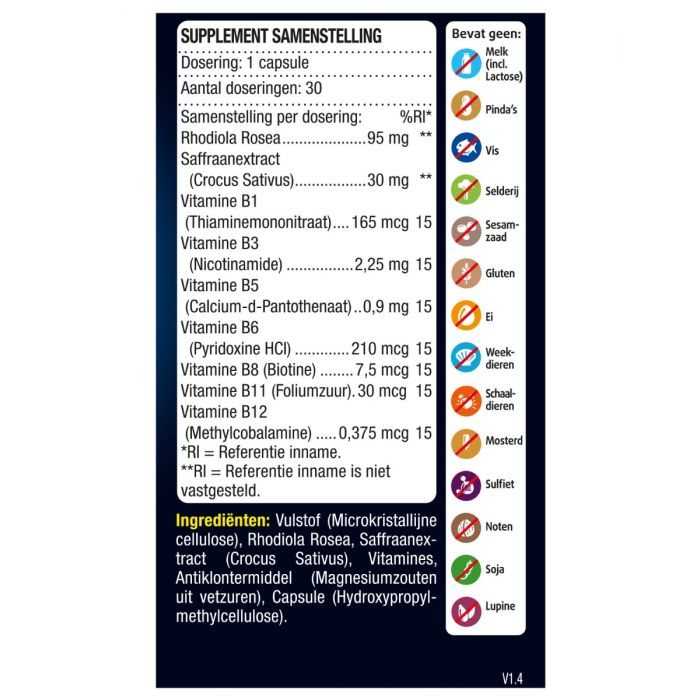 Lucovitaal Stemming Balans 30 Capsules