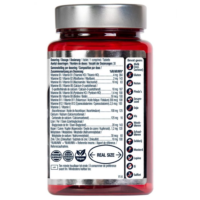 Lucovitaal Sterk IJzer Complex 30 Tabletten