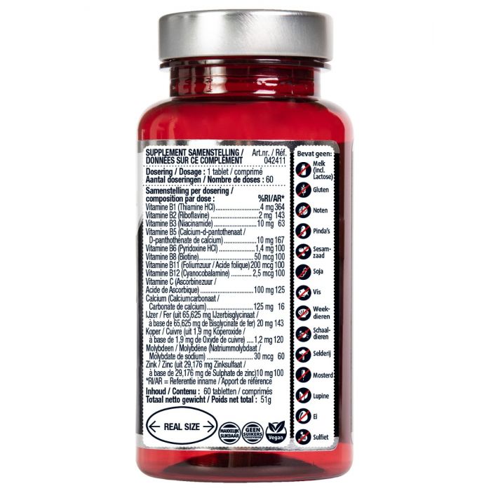 Lucovitaal Sterk IJzer Complex 60 Tabletten