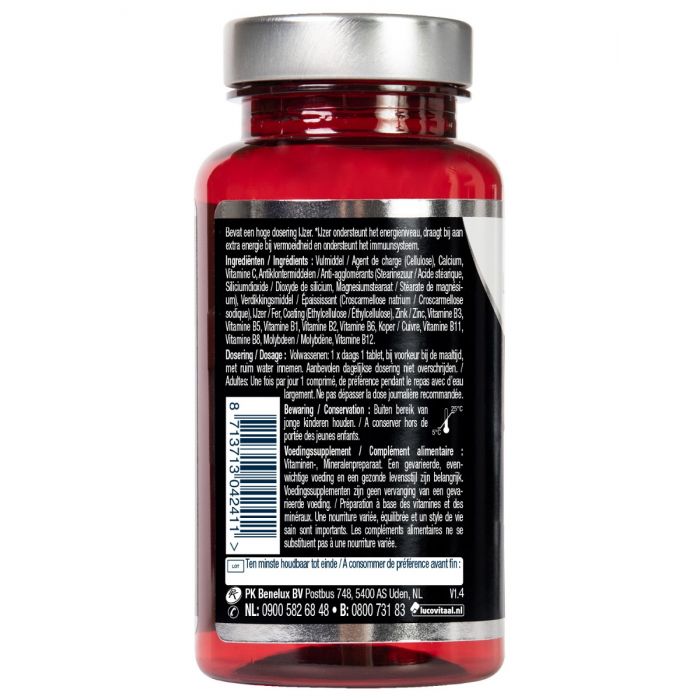 Lucovitaal Sterk IJzer Complex 60 Tabletten