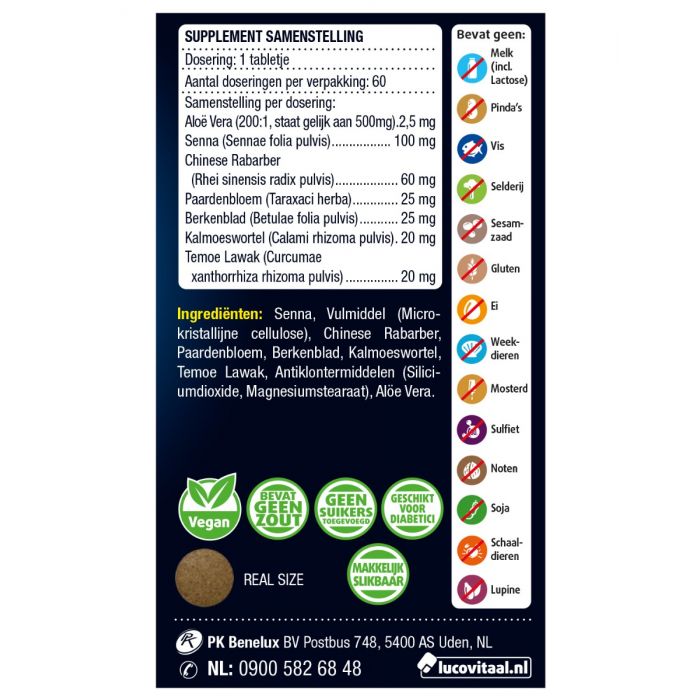 Lucovitaal Stoelgang Tabletten