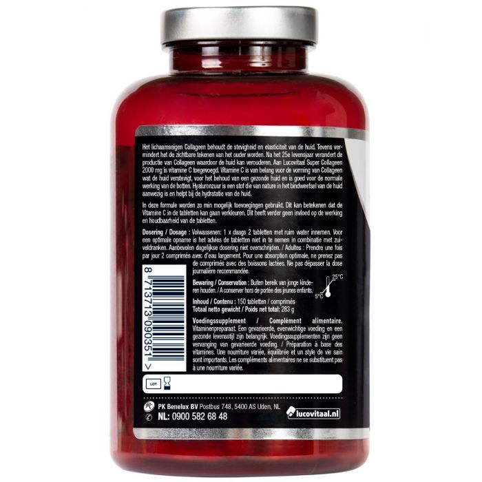 Lucovitaal Super Collageen 2000 Mg 150 Tabletten