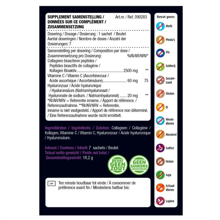 Lucovitaal Super Collageen 2500 Mg 7 Sachets