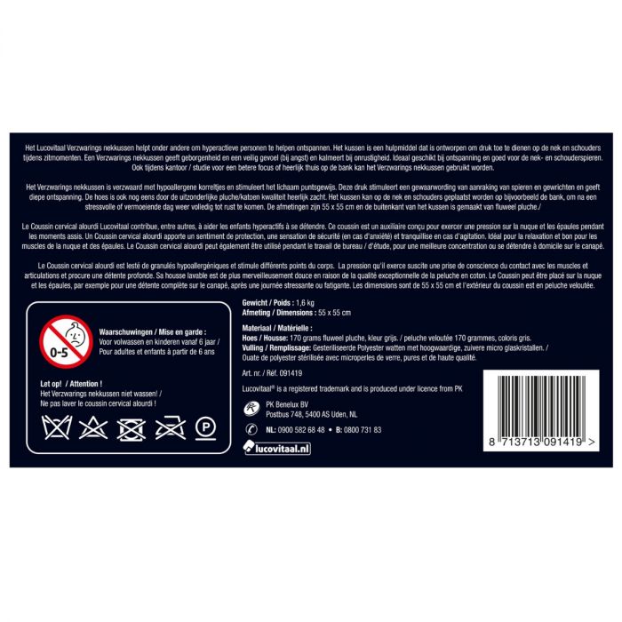 Lucovitaal Verzwaringsnekkussen 1 Stuk