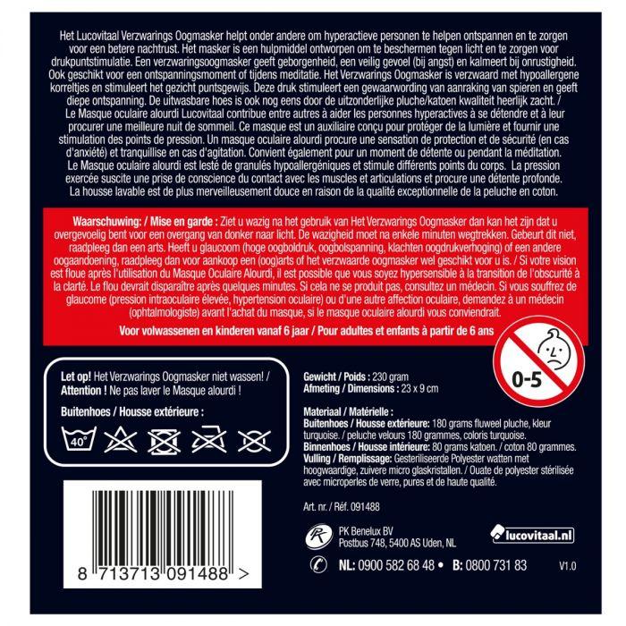 Lucovitaal Verzwaringsoogmasker 1 Stuk