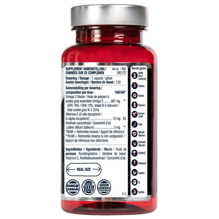 Lucovitaal Visolie & Knoflook 120 Capsules