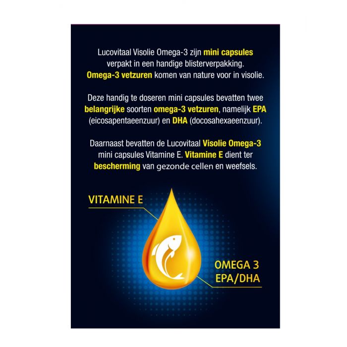 Lucovitaal Visolie Omega 3 60 Mini Softgels