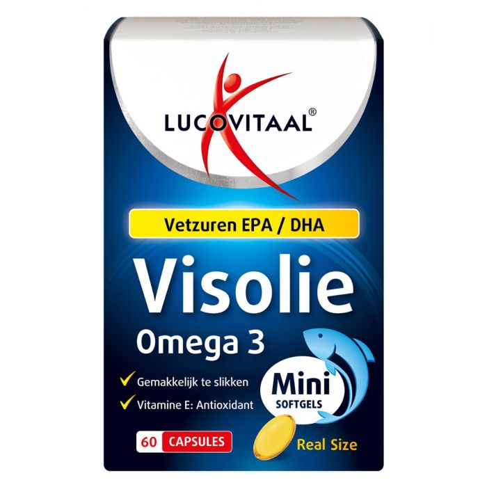 lucovitaal Visolie Omega 3 60 mini softgels