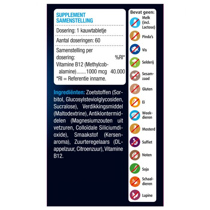 Lucovitaal Vitamine B12 1000 Mcg Tabletten